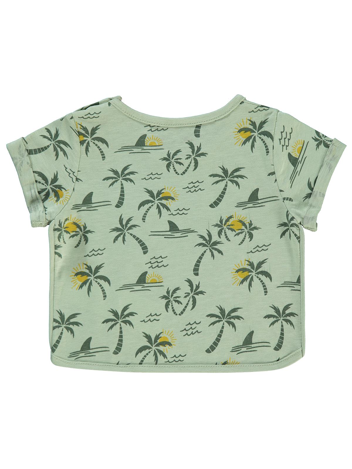 Civil Baby Hello Summer Empirme 6-18 Ay Tişört - Haki