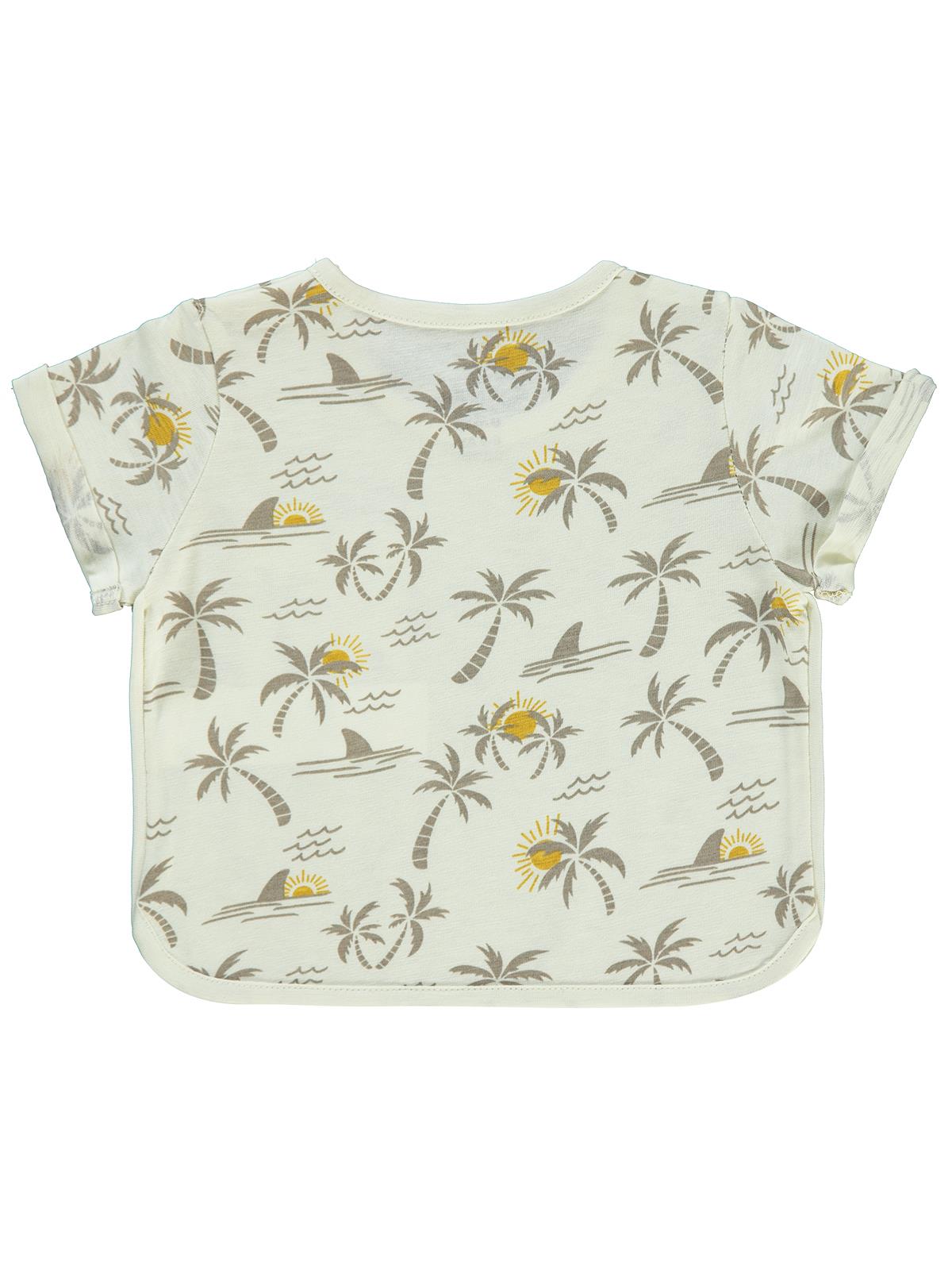 Civil Baby Hello Summer Empirme 6-18 Ay Tişört - Ekru