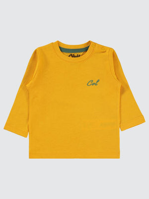 Civil Baby Cvl Nakışlı 6-18 Ay Sweatshırt - Hardal