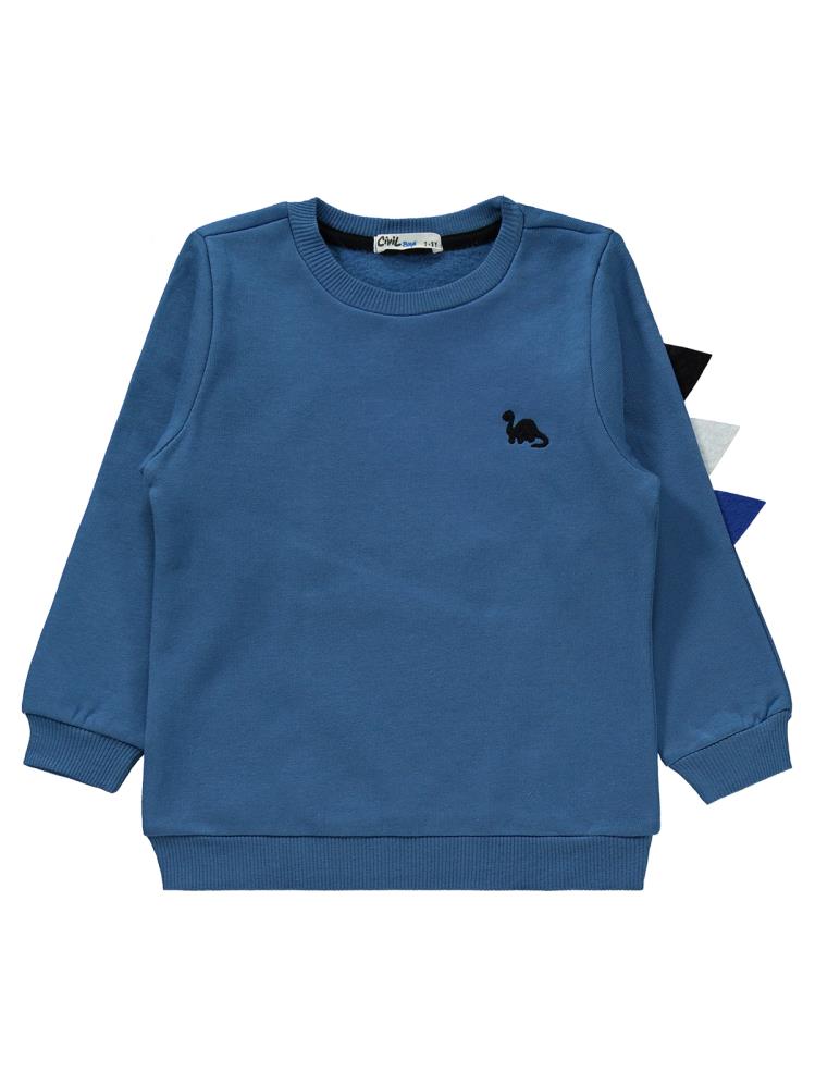 Civil Boys Dino Nakışlı 2-5 Yaş Eşofman Takımı - Mavi