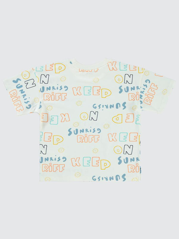 Civil Boys Keep On Empirme Oversize 6-9 Yaş Tişört - Bej