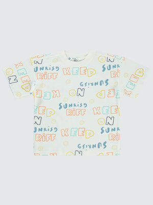 Civil Boys Keep On Empirme Oversize 10-13 Yaş Tişört - Bej