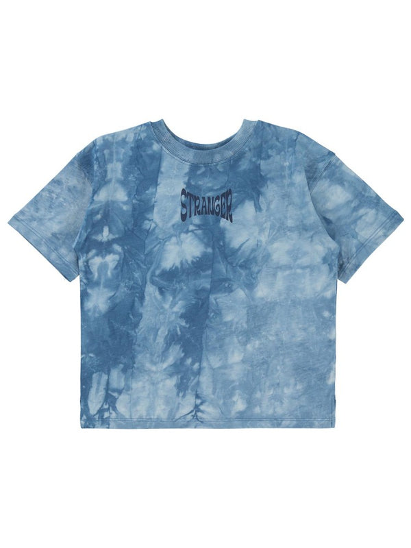 Civil Boys Stranger  Baskılı Oversize 10-13 Yaş Tişört - Mavi