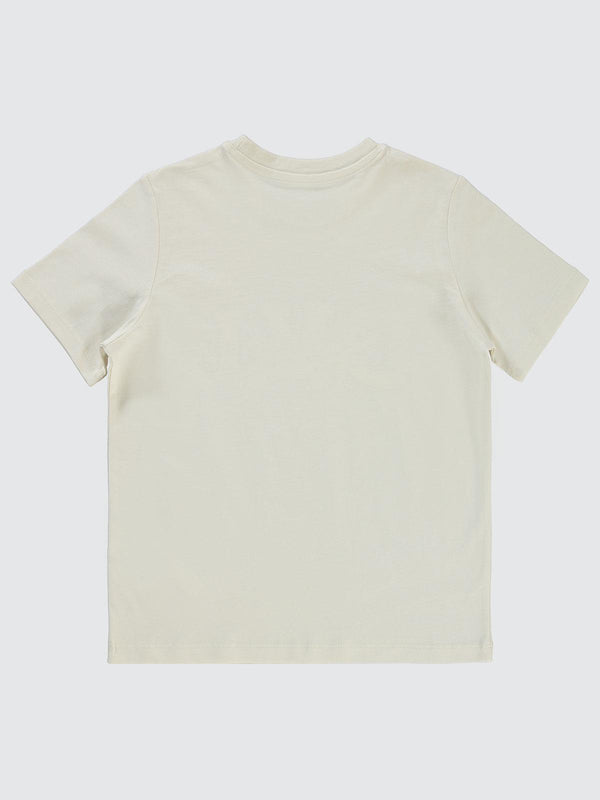 Civil Boys Cvl Balina Baskılı 10-13 Yaş Tişört - Fil Dişi