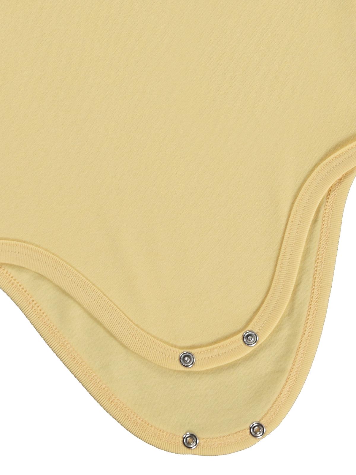 Civil Baby Penye İp Askılı Dantelli 2-3 Yaş Kız Çıtçıtlı Badi - Sarı