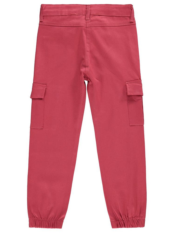 Civil Girls Kargo Cepli 10-13 Yaş Pantolon - Pembe