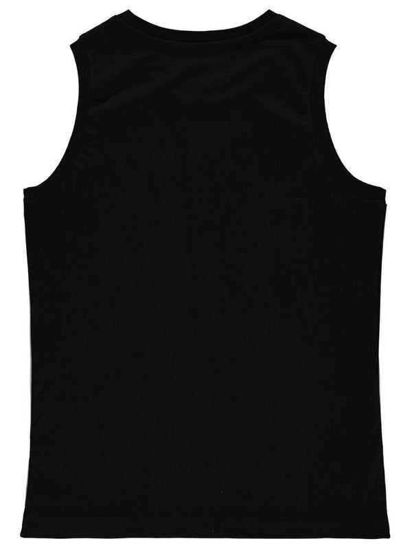 Civil Boys 96 Baskılı Sıfır Kol 10-13 Yaş Tişört - Siyah