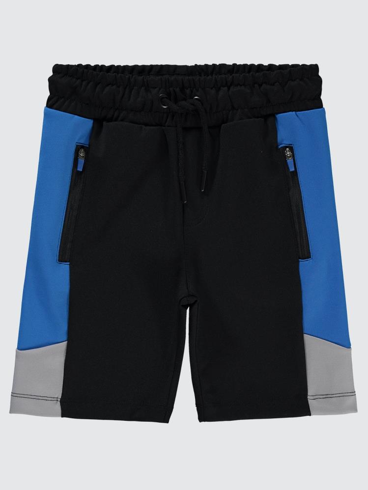 Civil Boys Garnili Fermuarlı 6-9 Yaş Kapri - Siyah