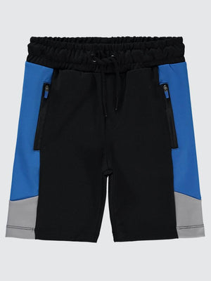 Civil Boys Garnili Fermuarlı 6-9 Yaş Kapri - Siyah