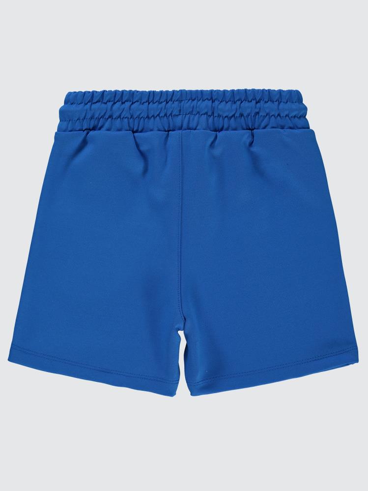 Civil Boys Dama Alev Baskılı 6-9 Yaş Şort - Mavi