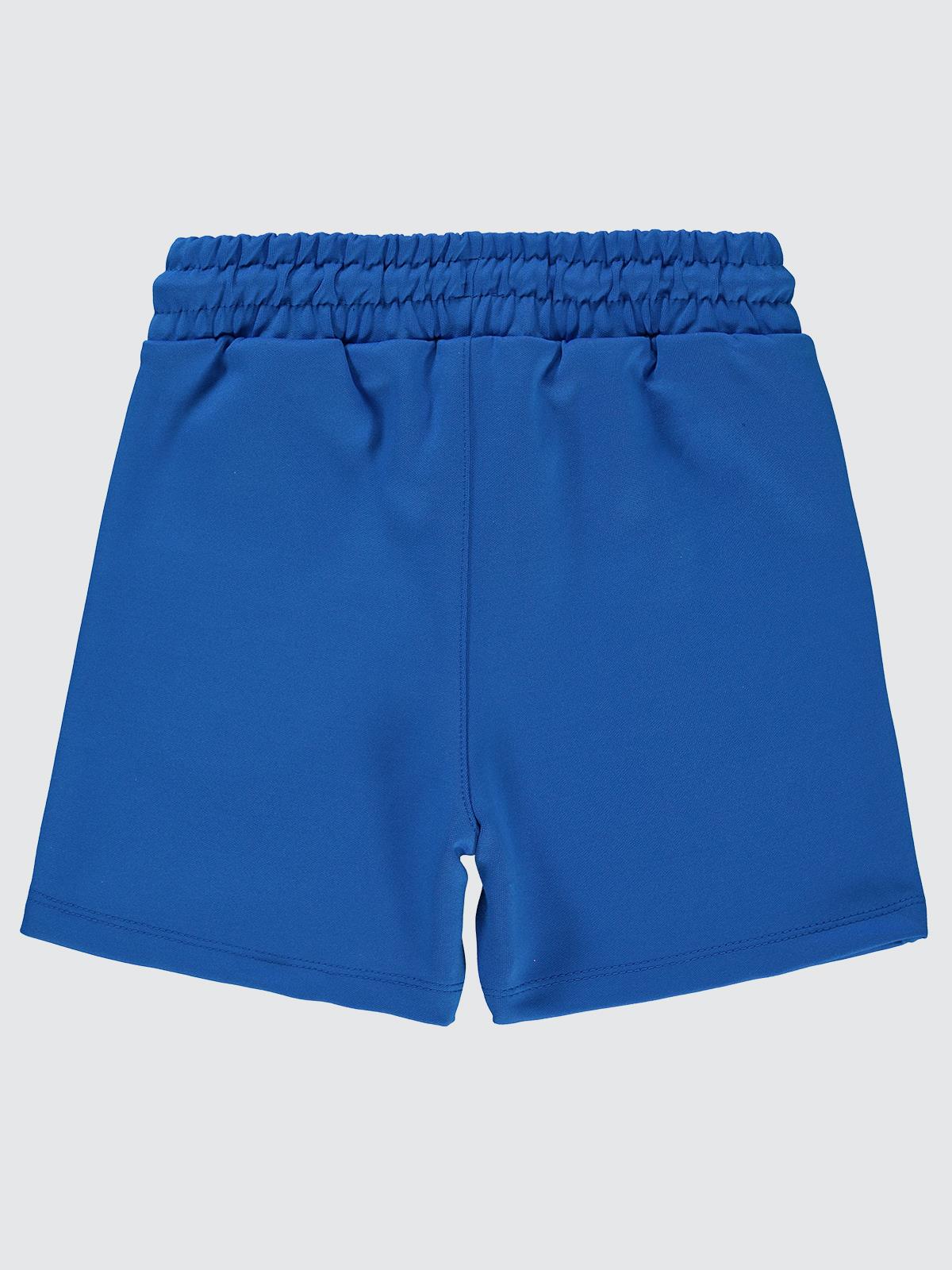 Civil Boys Dama Alev Baskılı 10-13 Yaş Şort - Mavi