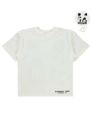 Civil Boys Summer Baskılı Oversıze 10-13 Yaş Tişört - Ekru