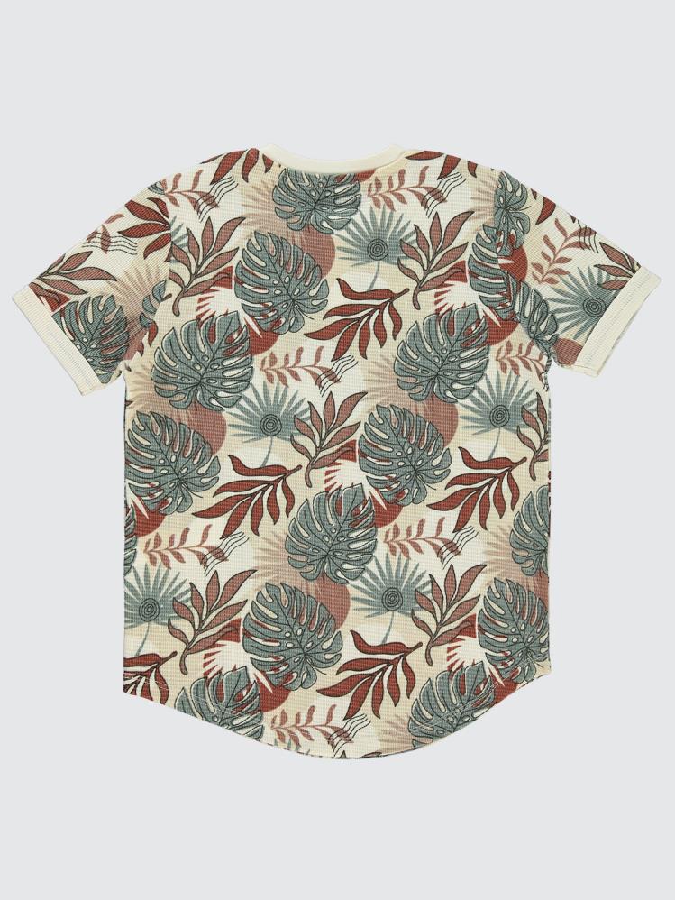 Civil Boys Leaf Empirme 10-13 Yaş Tişört - Fil Dişi