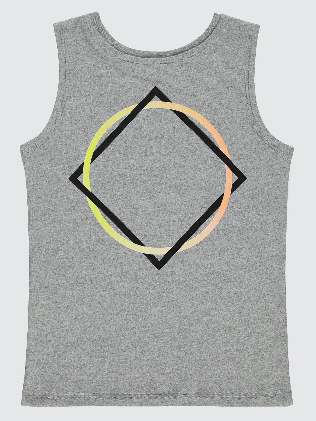 Civil Boys Geometrik Baskılı 10-13 Yaş Tişört - Gri