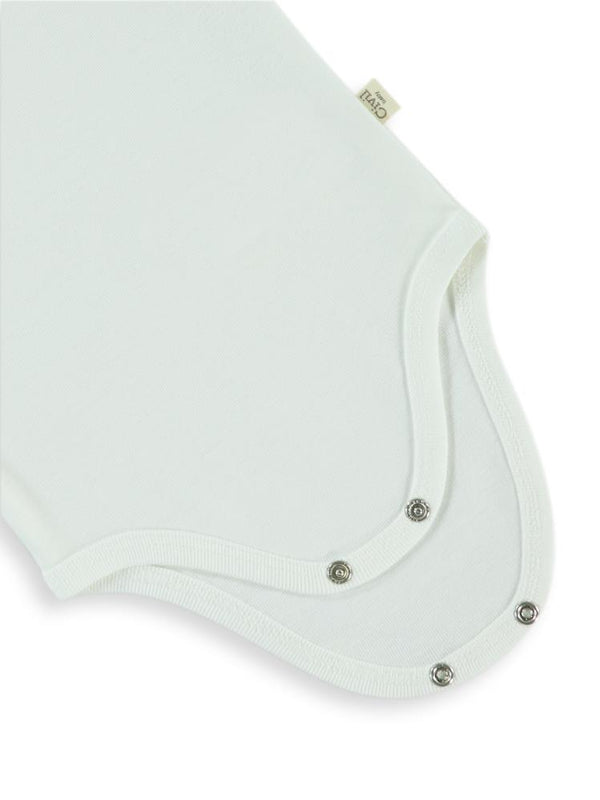 Civil Baby Düz Sıfır Kol 0-1 Ay Çıtçıtlı Badi - Beyaz