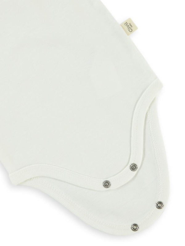 Civil Baby Düz Kısa Kol 1-3 Yaş Çıtçıtlı Badi - Beyaz