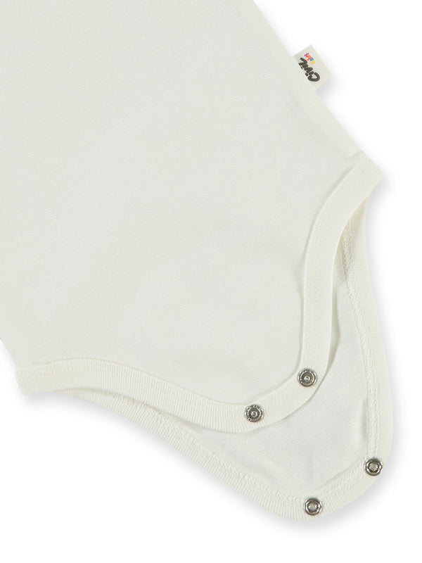 Civil Baby Düz Uzun Kol 3-9 Ay Çıtçıtlı Badi - Beyaz