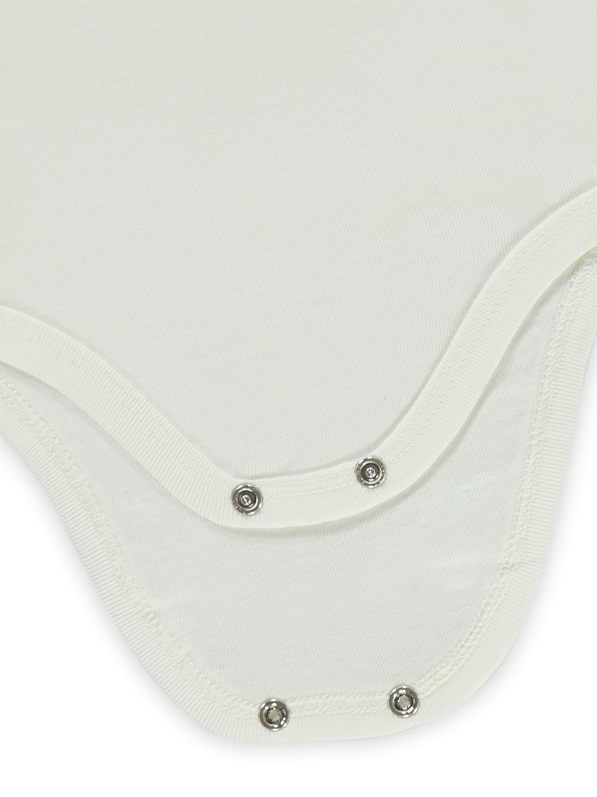 Civil Baby Düz Uzun Kol 3-9 Ay Çıtçıtlı Badi - Beyaz