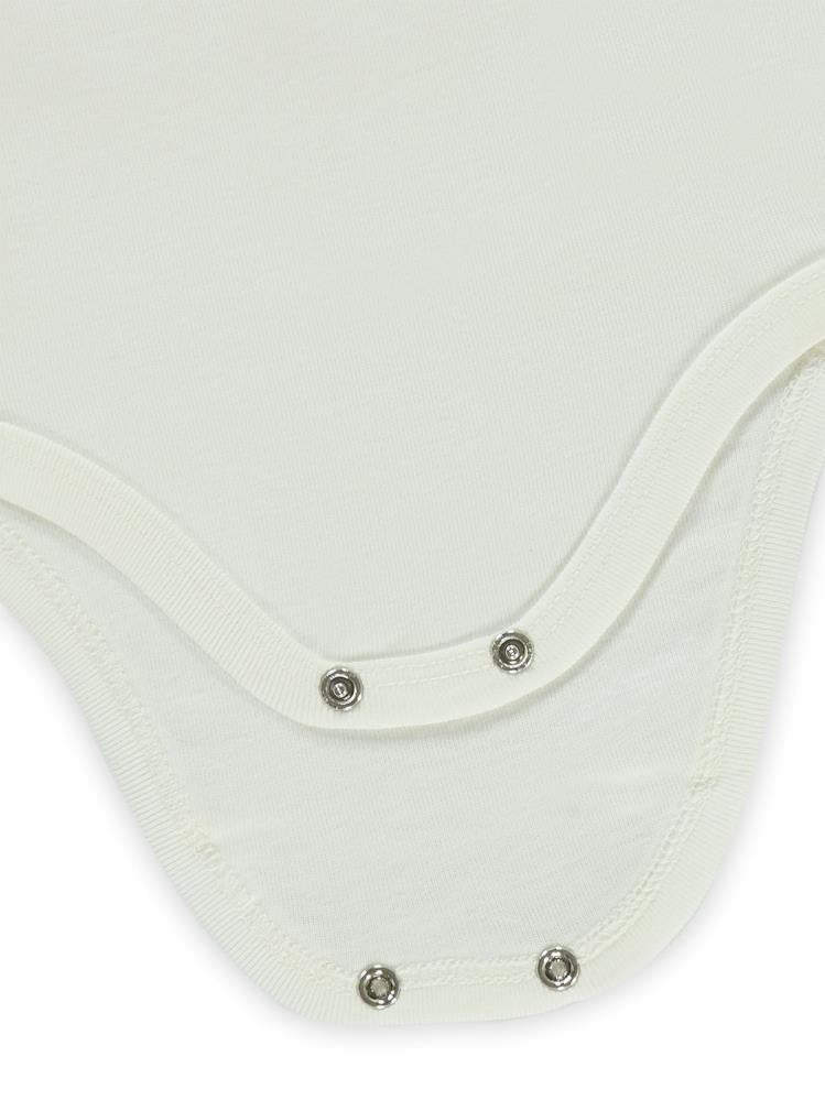 Civil Baby Düz Uzun Kol 3-9 Ay Çıtçıtlı Badi - Beyaz