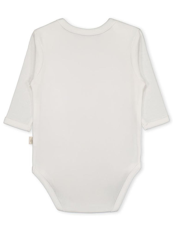 Civil Baby Düz Uzun Kol 3-9 Ay Çıtçıtlı Badi - Beyaz