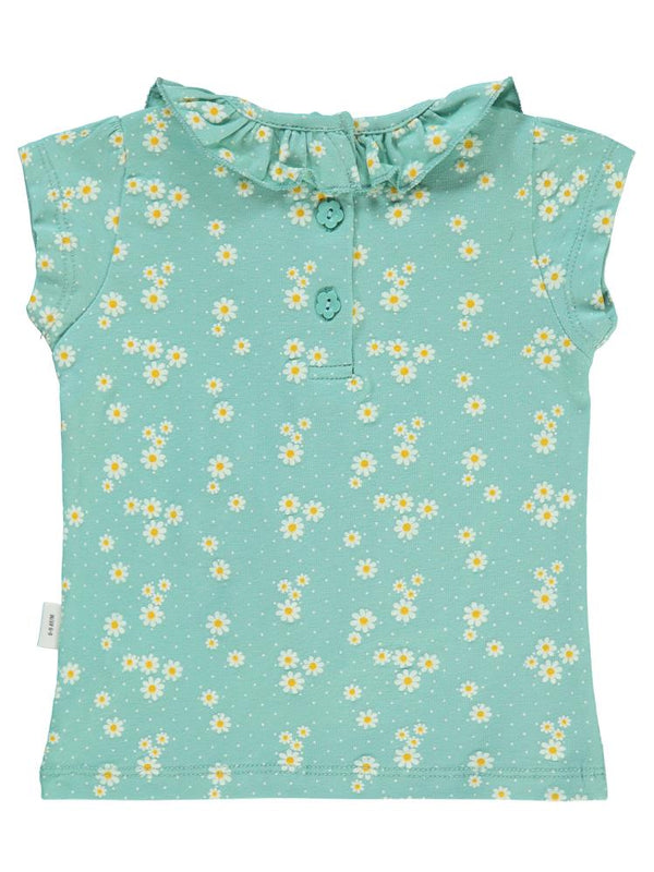 Civil Baby Papatya Empirme 6-18 Ay Tişört - Yeşil