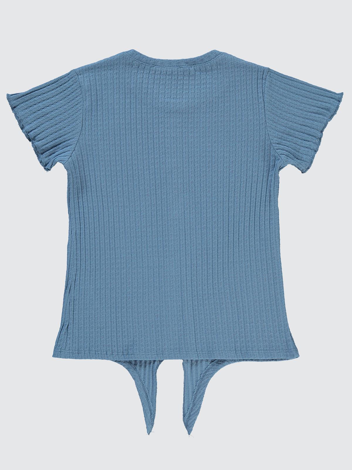 Civil Girls Raporlu Kaşkorse 10-13 Yaş Tişört - Mavi