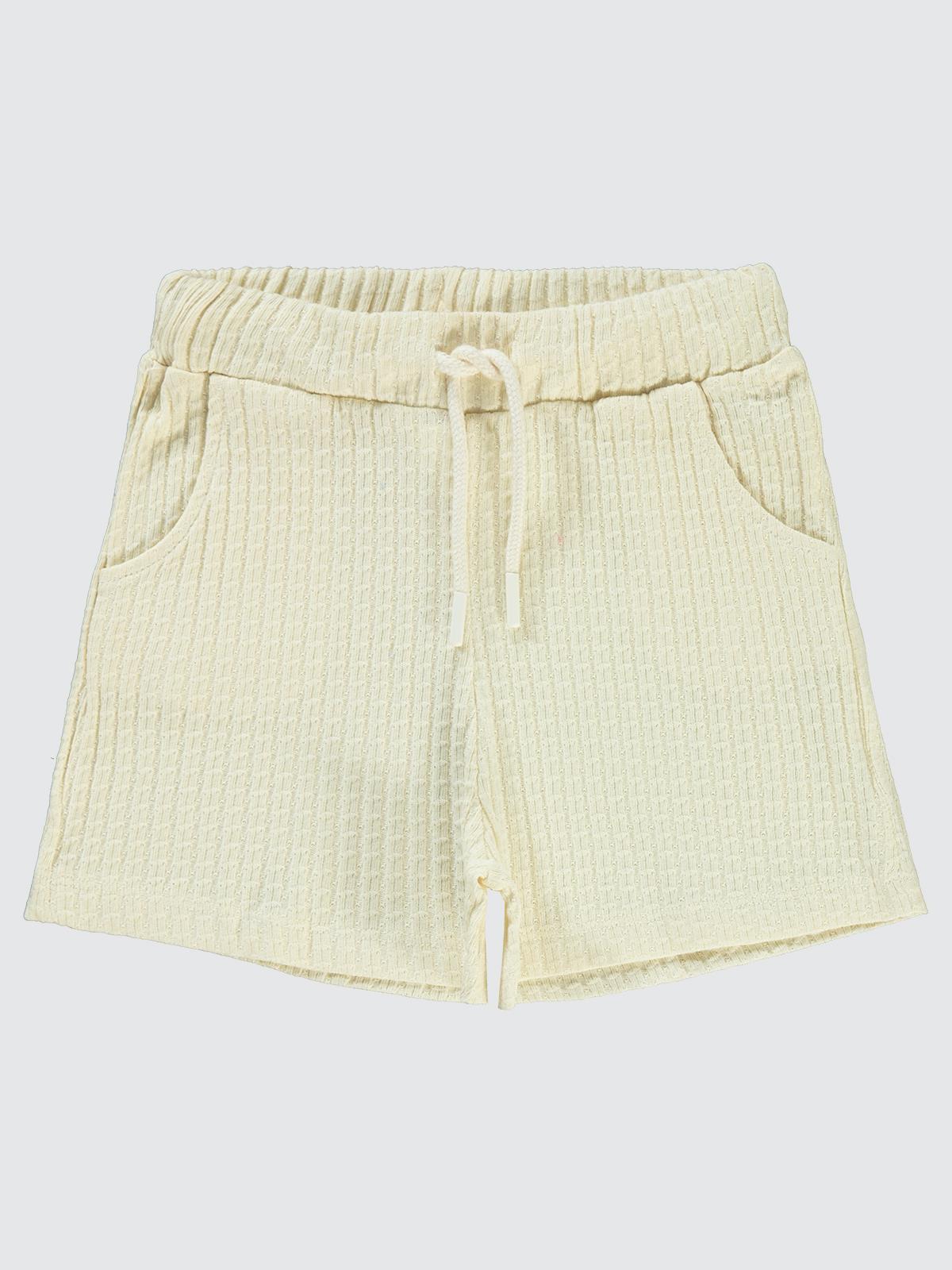Civil Girls Raporlu Kaşkorse 6-9 Yaş Şort - Beyaz