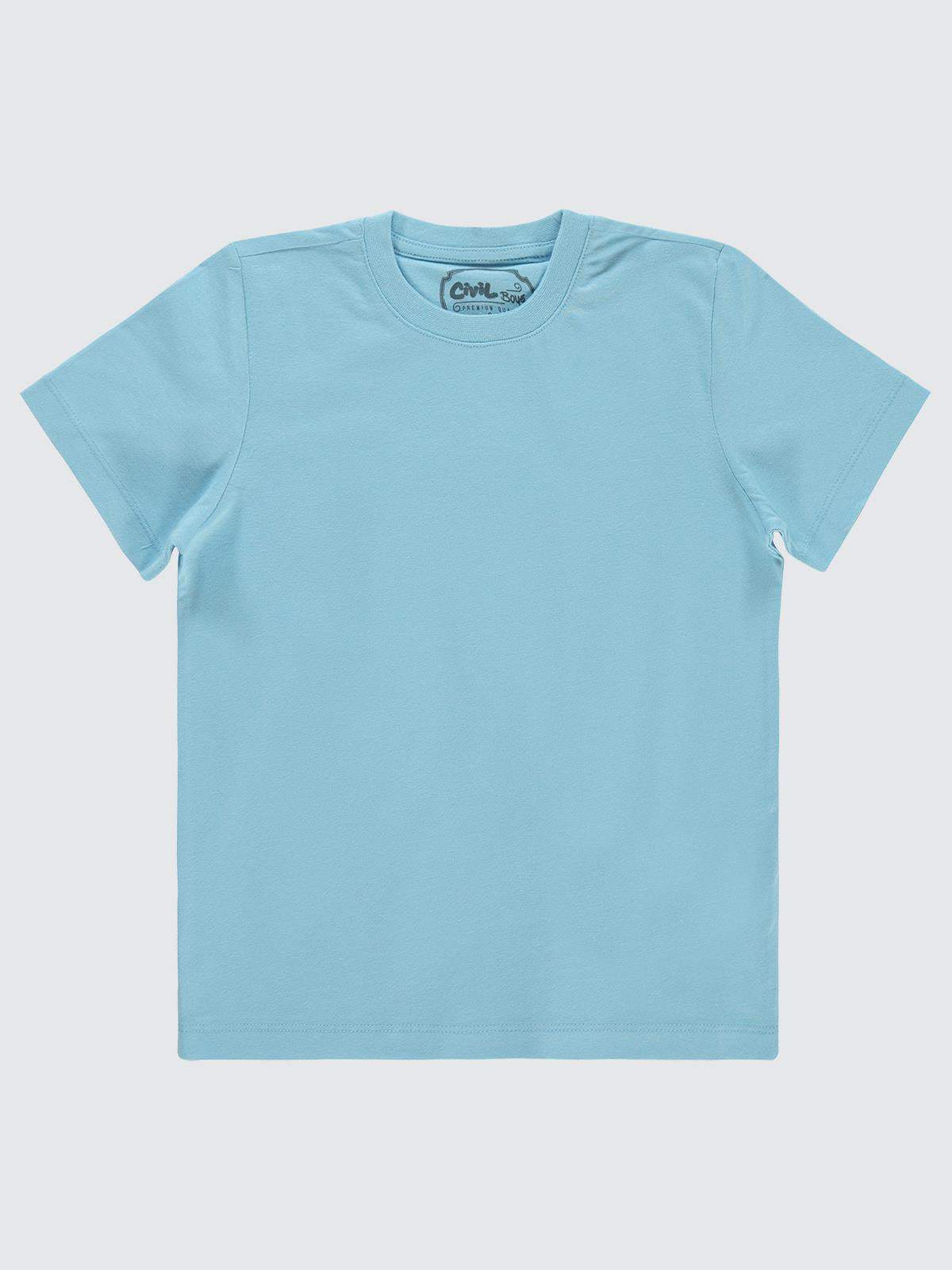 Civil Boys Basic 6-9 Yaş Tişört - Mavi