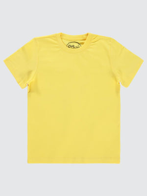 Civil Boys Basic 10-13 Yaş Tişört - Sarı