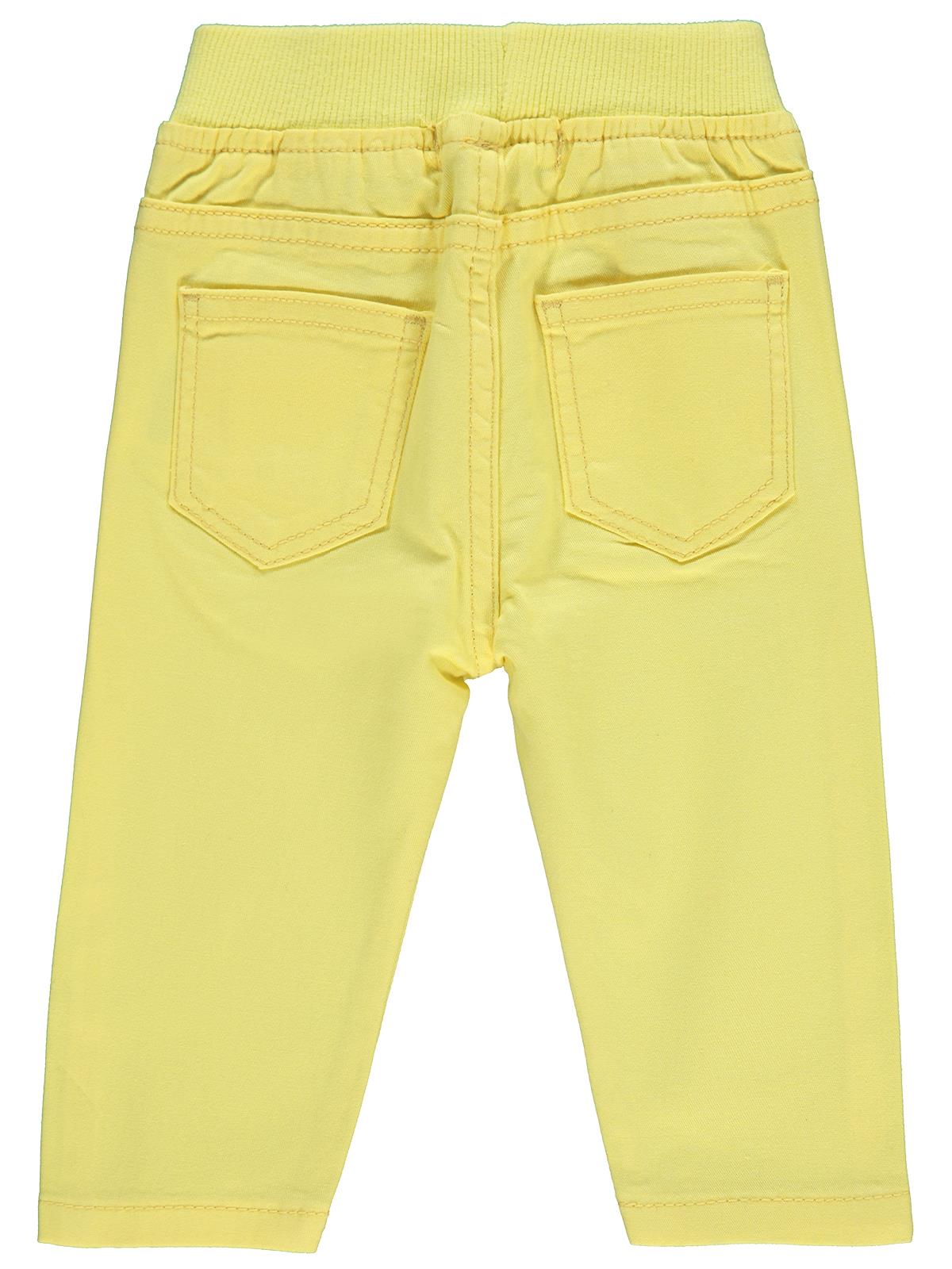 Civil Baby Bel Ribanalı Bağcıklı 6-18 Ay Pantolon - Sarı