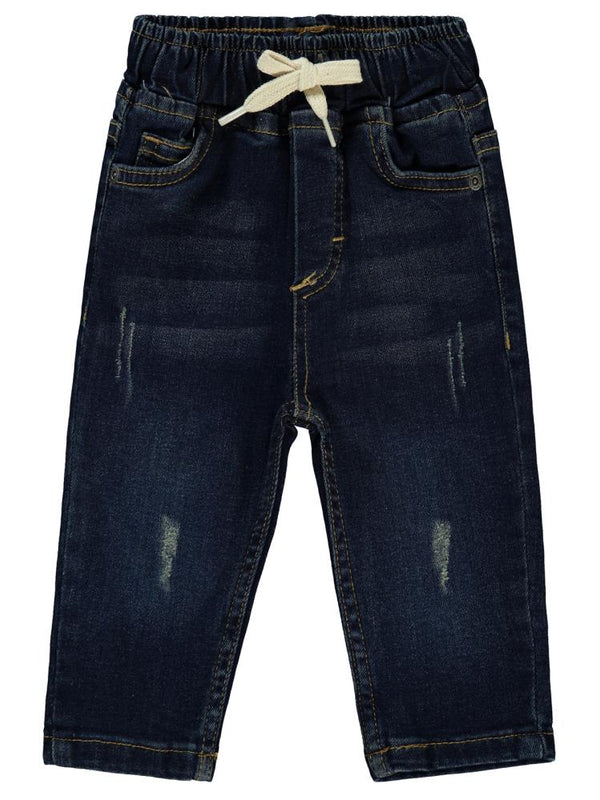 Civil Baby Beli Lastikli 6-18 Ay Pantolon - Mavi