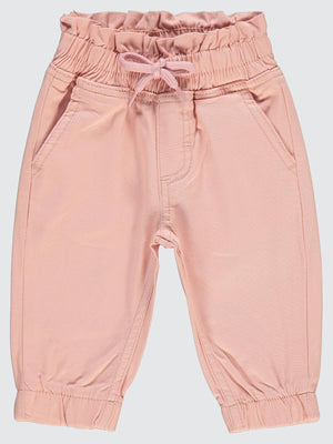 Civil Baby Bel Fırfırlı 6-18 Ay Pantolon - Pudra
