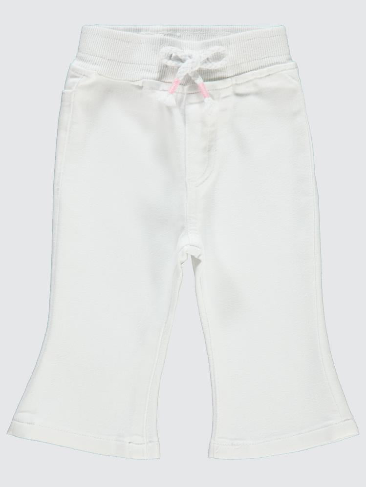 Civil Baby İspanyol Paça 6-18 Ay Pantolon - Beyaz