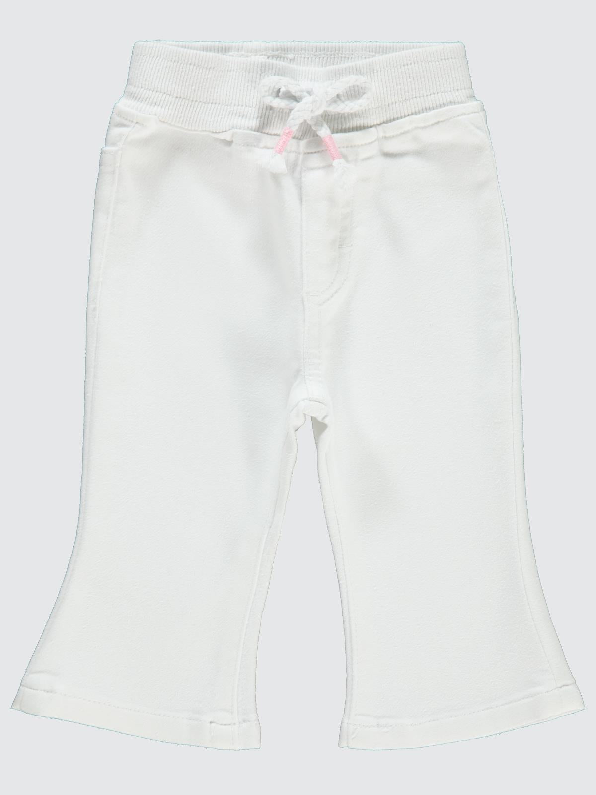 Civil Baby İspanyol Paça 6-18 Ay Pantolon - Beyaz