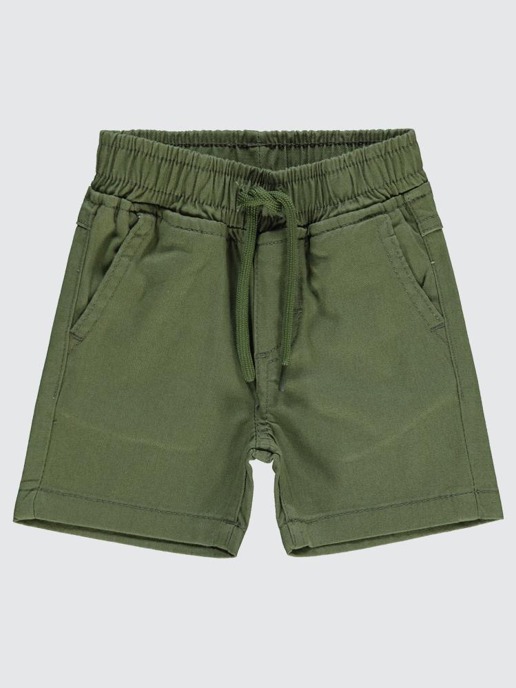 Civil Baby Bel Lastikli Filotolu 6-18 Ay Şort - Haki