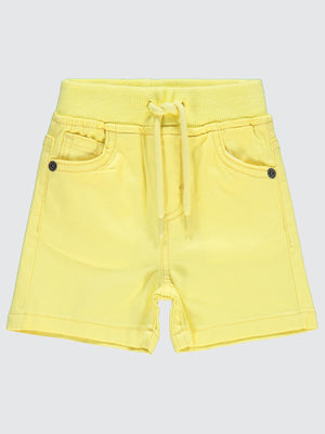 Civil Baby Bel Ribanalı Bağcıklı 6-18 Ay Şort - Sarı