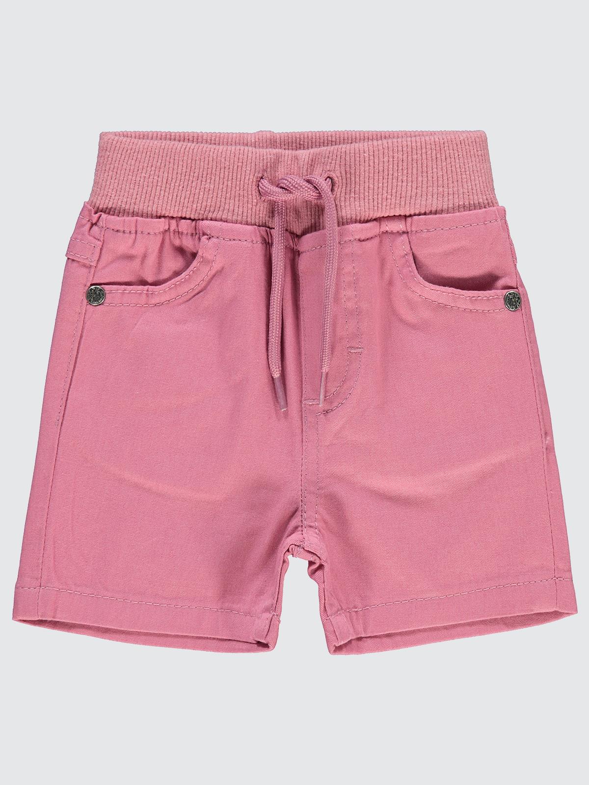 Civil Baby Beli Ribanalı 6-18 Ay Şort - Pembe