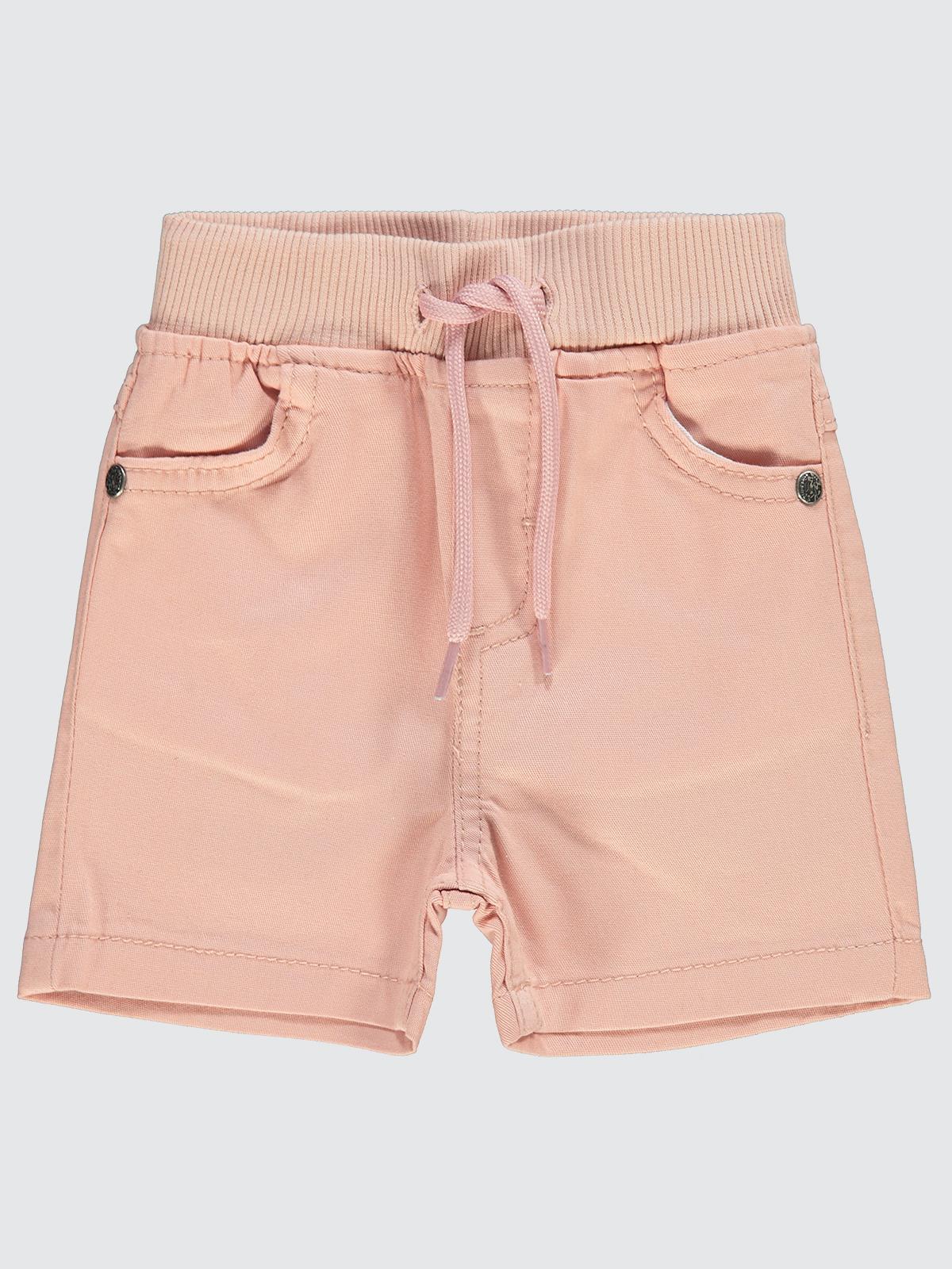 Civil Baby Beli Ribanalı 6-18 Ay Şort - Pudra