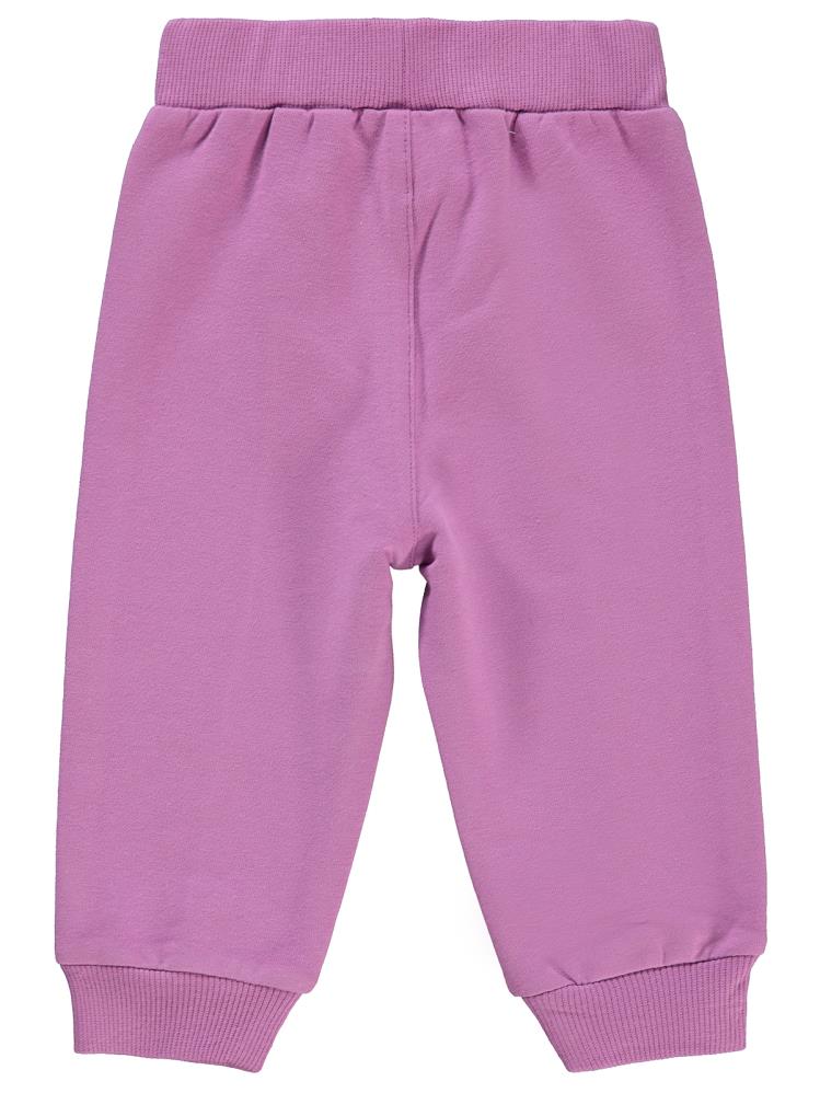 Civil Baby 2 İp Gökkuşağı Etiketli 6-18 Ay Eşofman Altı - Lila