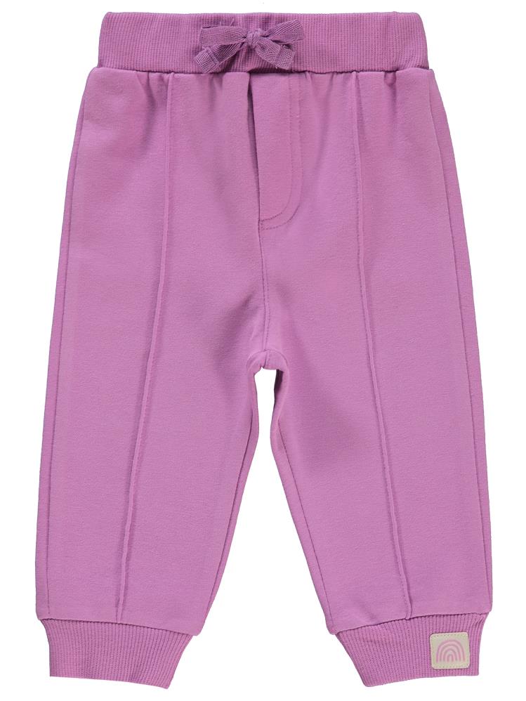 Civil Baby 2 İp Gökkuşağı Etiketli 6-18 Ay Eşofman Altı - Lila