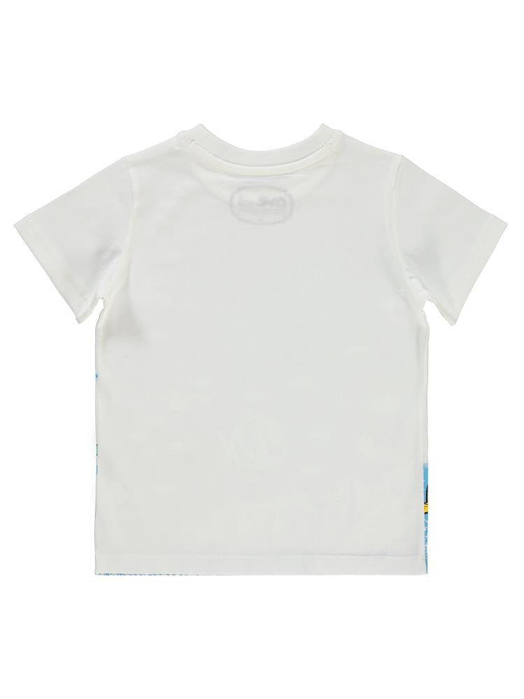 Civil Boys Sea Baskılı 2-5 Yaş Tişört - Ekru