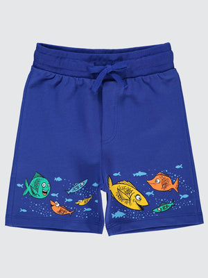 Civil Boys Deep Sea Baskılı 2-5 Yaş Kapri - Lacivert