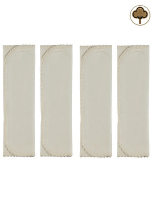 Civil Baby Organik Pamuklu 4 Lü Bebe Agız Mendili - Bej