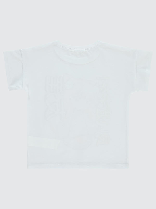 Civil Girls Anime Baskılı 2-5 Yaş Tişört - Beyaz