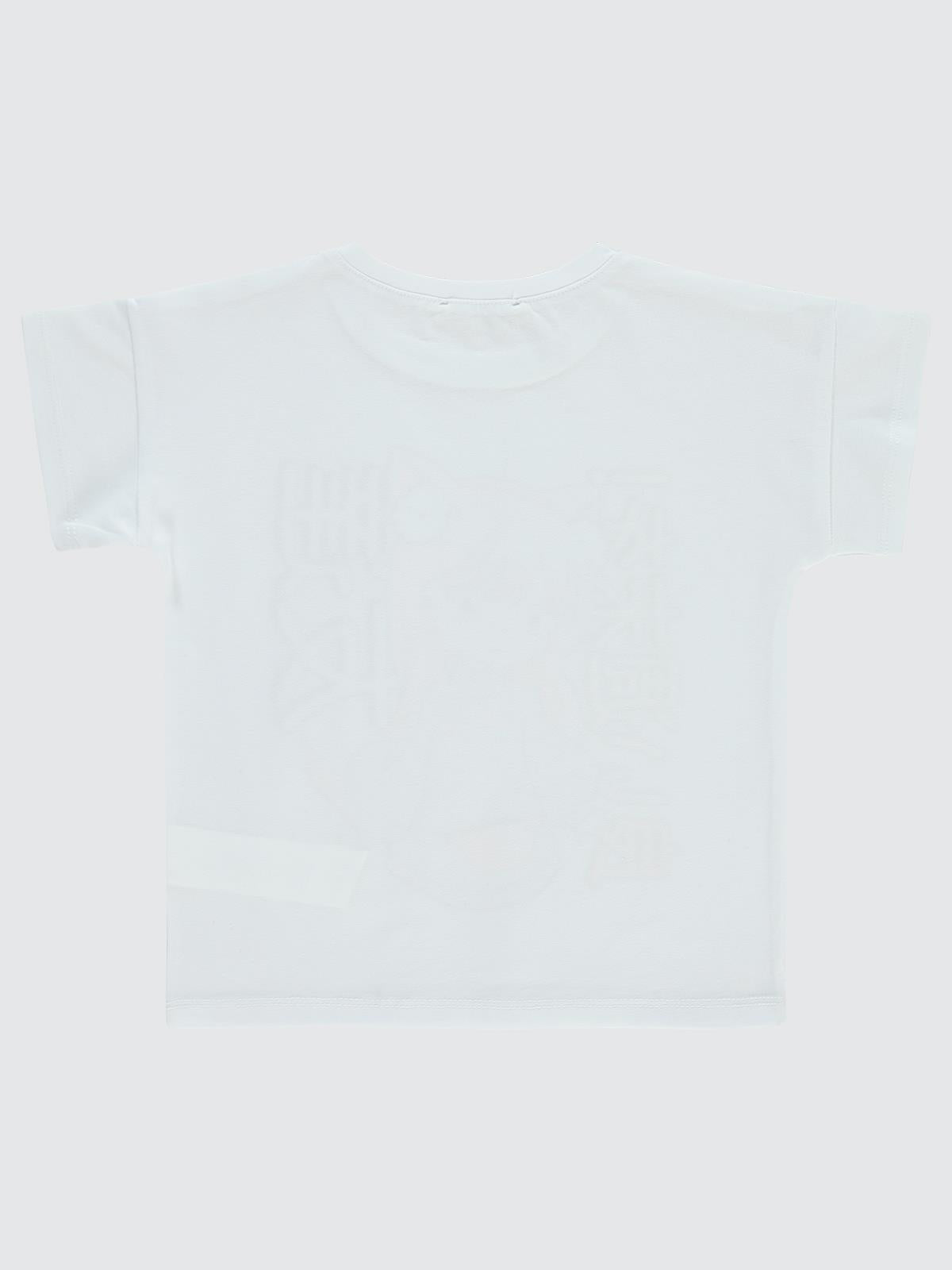 Civil Girls Anime Baskılı 2-5 Yaş Tişört - Beyaz