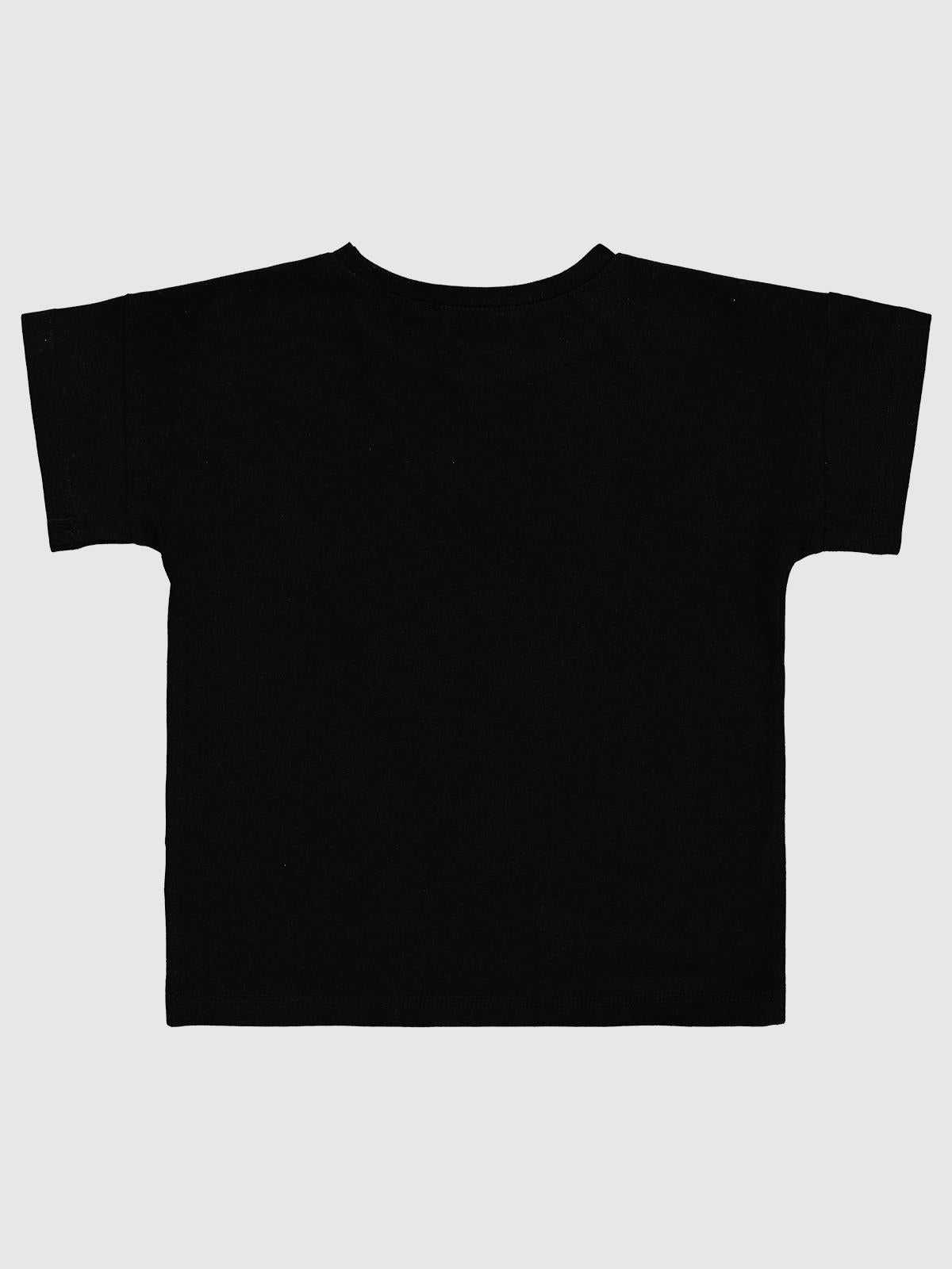 Civil Girls Anime Baskılı 2-5 Yaş Tişört - Siyah