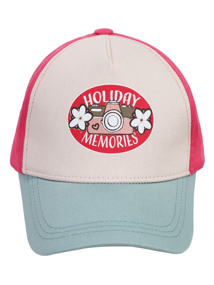 Kitti Foto 6-9 Yaş Kız Kep Şapka - Pembe