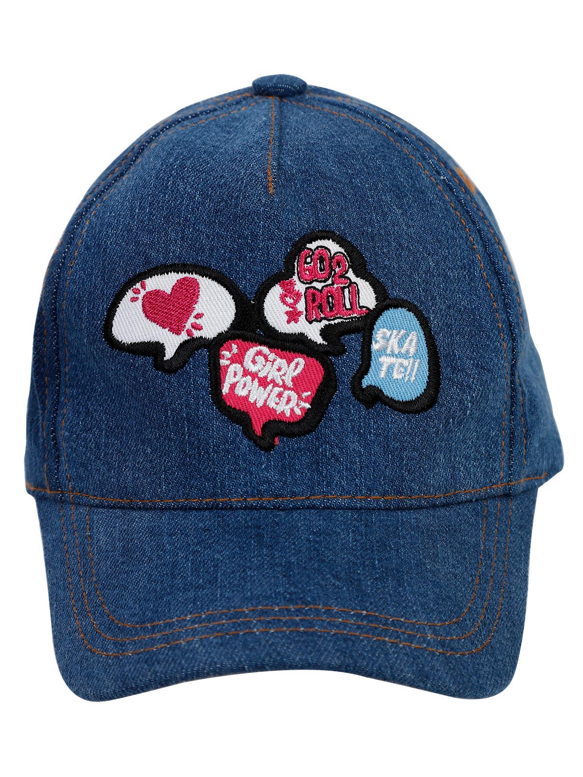 Kitti Girl Power 10-13 Yaş Kız Kep Şapka - Mavi