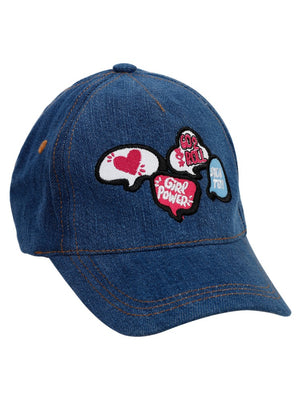 Kitti Girl Power 10-13 Yaş Kız Kep Şapka - Mavi