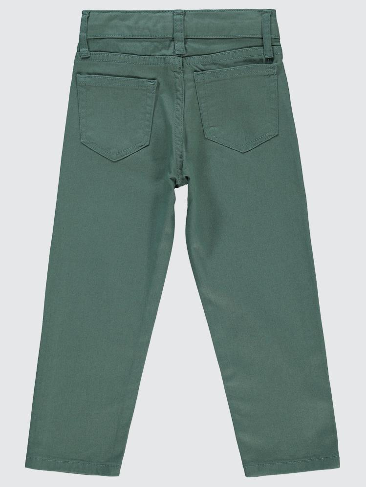 Civil Boys Yelkenli Nakışlı 2-5 Yaş Pantolon - Haki